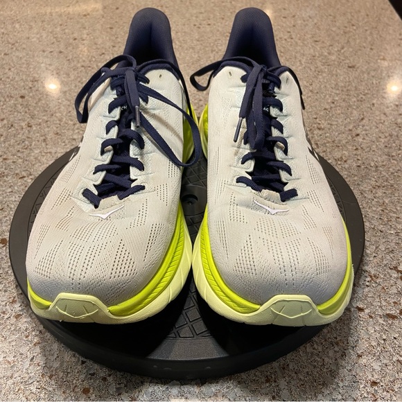 Hoka One One Mach 4 Lime Blue/gray Black F27220K Men’s Size 12D - Picture 2 of 7